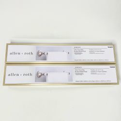 Allen + Roth 18-Inch Towel Bar Brushed Nickel 