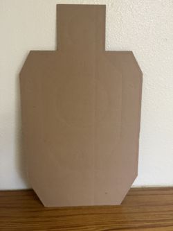 IDPA Cardboard Target