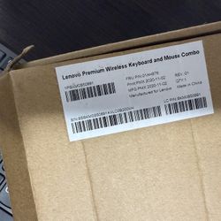 Lenovo Keyboard and Mouse 