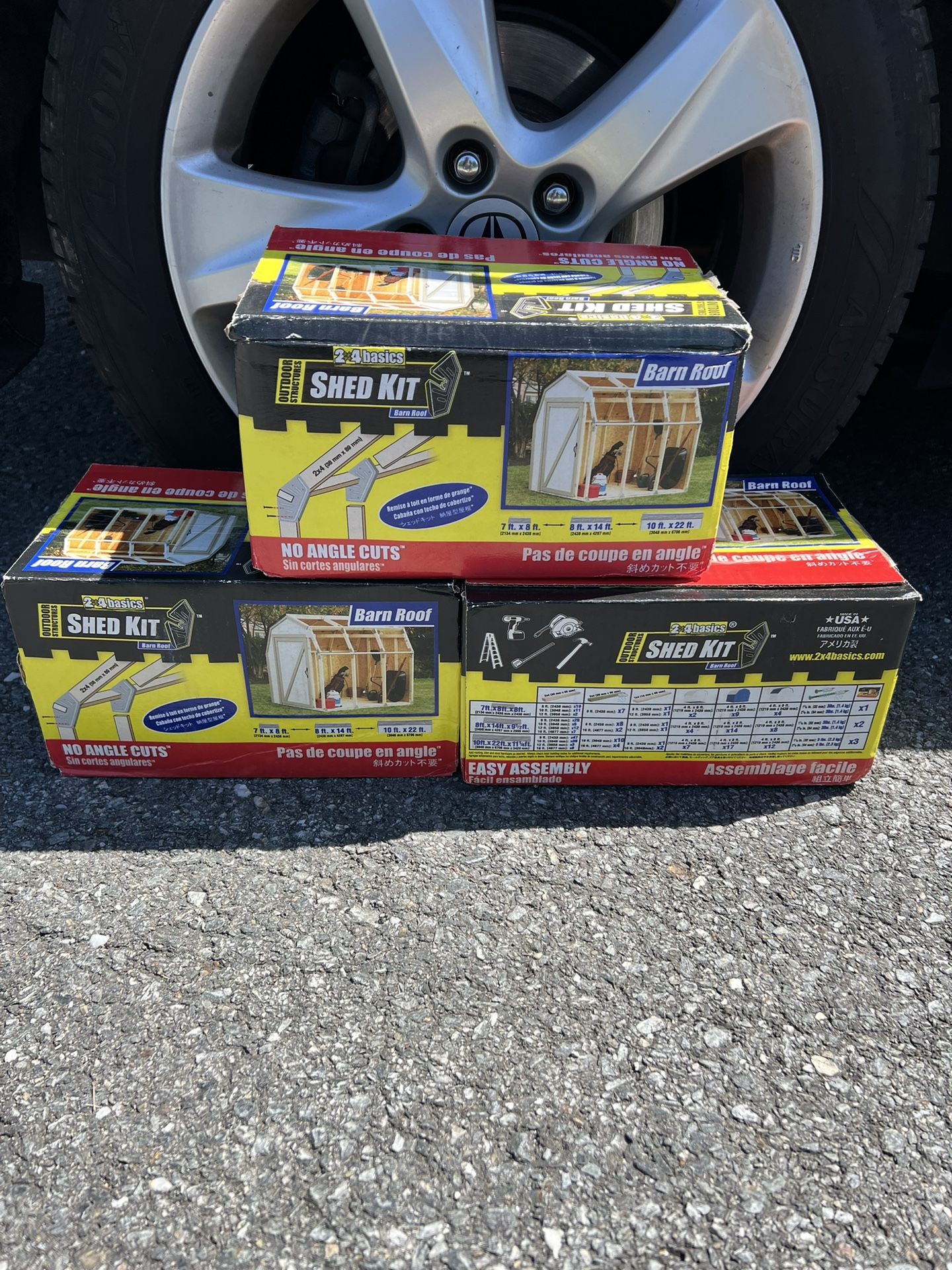 “2x4 basics” Shed Kit (x3 boxes)