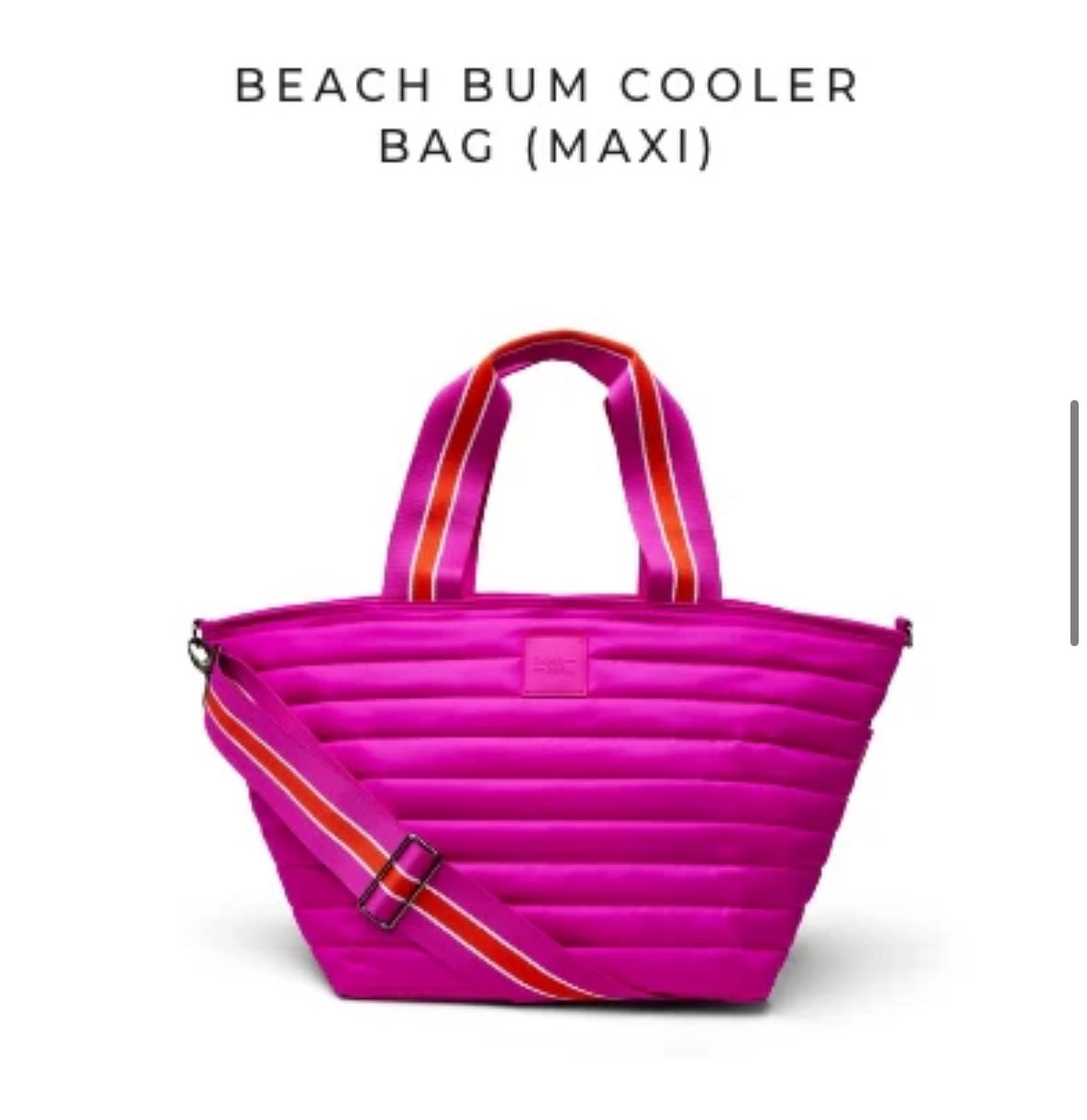 THINK ROYLN Beach, Bum Cooler, Bag, Fuchsia. NEW