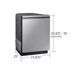Samsung 24” Smart Dishwasher with StormWash+™ 42dBA with Smart Dry, standard built‑in / “under‑counter cabinetry 