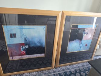 Abstract artwork for free. Two frames 36.5'' x 42'' inches/pulgadas