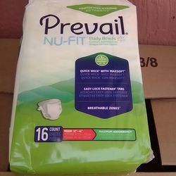 Prevail Nu Fit Pampers