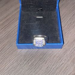 vintage tanzanite mens ring