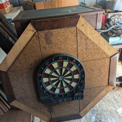 Electronic Dart Board And Surround 