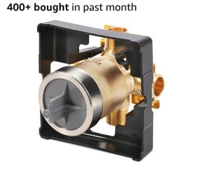 0457: New R10000-UNBX MultiChoice Tub and Shower Rough-In Valve Body, 1/2-Inch
Fits Delta 13/14, 17 and 17T Series Trim Kits; Universal Inlets Support