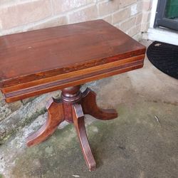 Antique Charles Parker Co., Meridian, CT Table or Stool