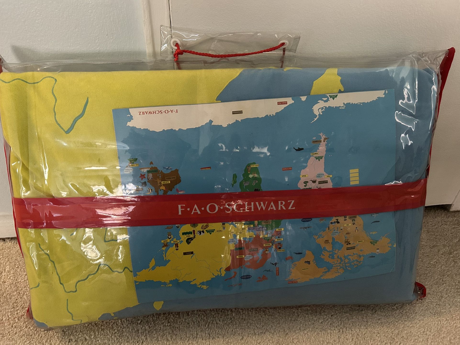 FAO Schwarz Giant World Map