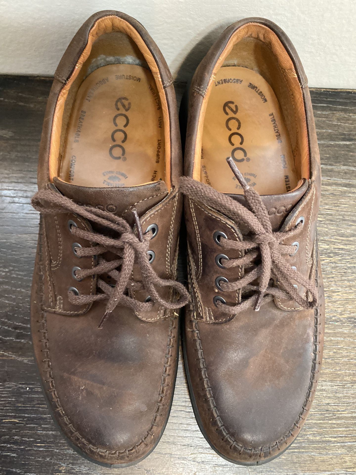 Ecco Men Black Leather Shoes for Sale in Beaumont, CA - OfferUp