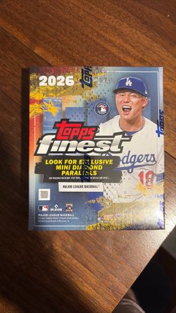 Topps finest mega box sealed 2026