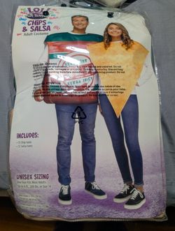 Chips & Salsa Costume For Adults