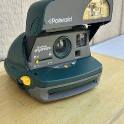 Vintage Polaroid Dark Green OneStep Express Camera 600 Film Polaroid 