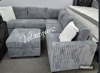 ✅️✅️4-Piece Sectional Set W/ Ottoman✅️✅️
