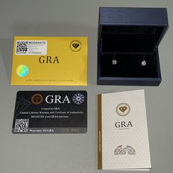 VVS1 Moissanite Stud Earrings