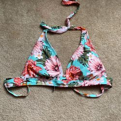 HalterFloral Swim Top 