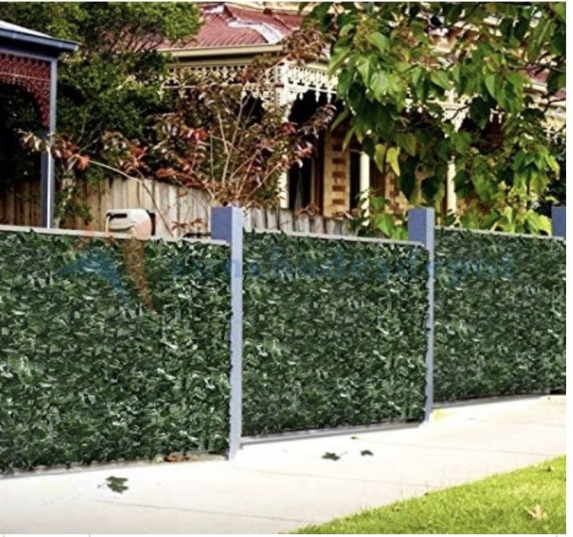 Artificial Faux Ivy Leaf Fence Screen 4' x 10' 