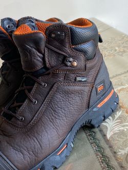 Construction work boots weatherproof steel toe