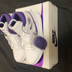 Jordan 1 Court Purple Women’s Size 8.5