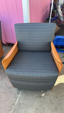 Solid wood industrial chairs