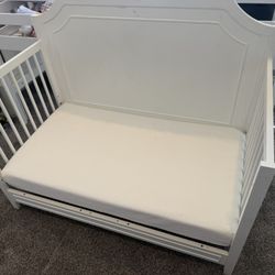 Baby White Crib 