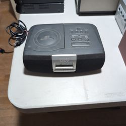 SONY ICF-CD821 Dream Machine Stereo AM/FM CD Alarm Clock (CD Player Broken)