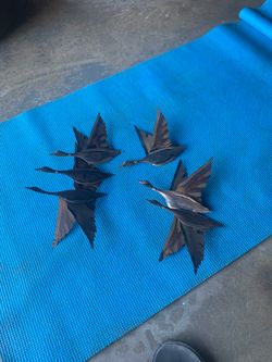 Vintage 3 set of wall flying geese