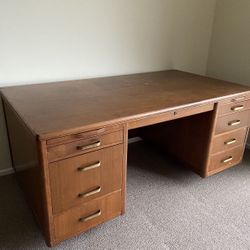 Walnut Wood Executive Desk
