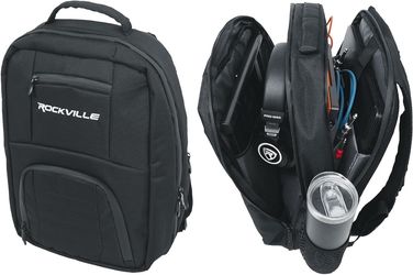 Rockville DJBP24 Rugged DJ Compact Backpack