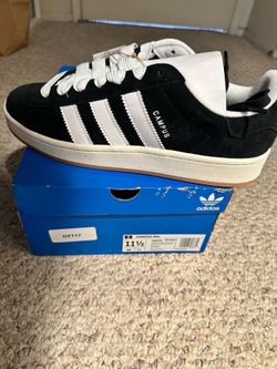 Adidas Campus 00s Black and White Sneaker Shoe Size 11.5M Brand New