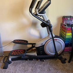 NordicTrack Elliptical With iFit Workouts Loaded Street View Bluetooth. USB Phone Tray