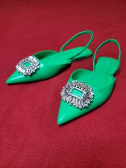 Inc International Concepts Women's Melicity Flats Green