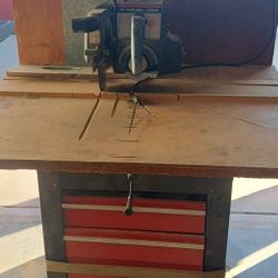 Craftsman 10" Radial Arm Saw With Table/Stand