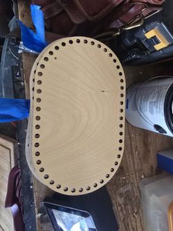 wooden crochet board made out of birch