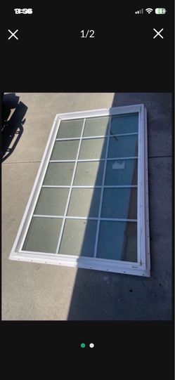 New Window Had As Spare 36 x 60 premium vinil flat grid white colonial
