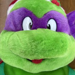 vintage Teenage Mutant Ninja Turtles Donatello Christmas stocking,