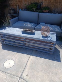 Wooden bench