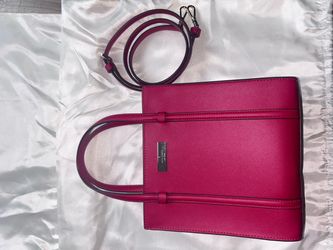Kate Spade red Saffiano Leather Tote Bag