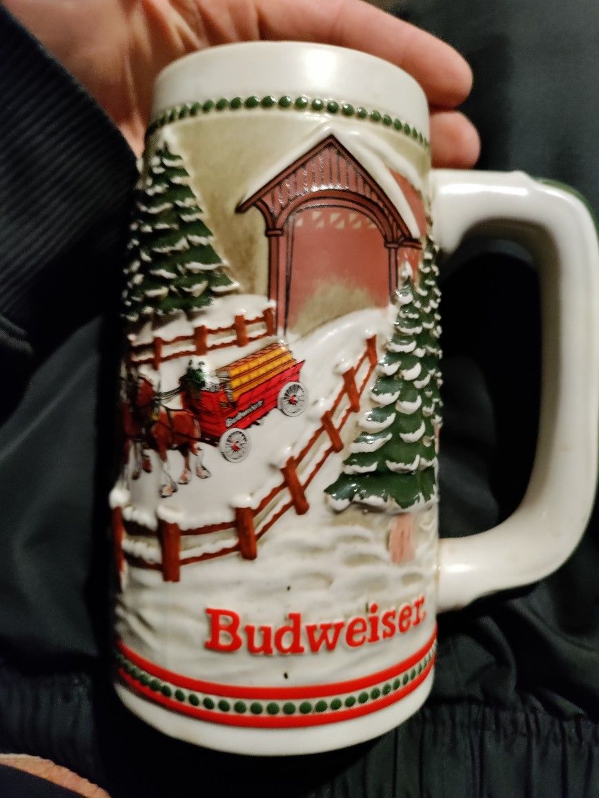 Limited Edition Budweiser Clydesdales Beer Stein