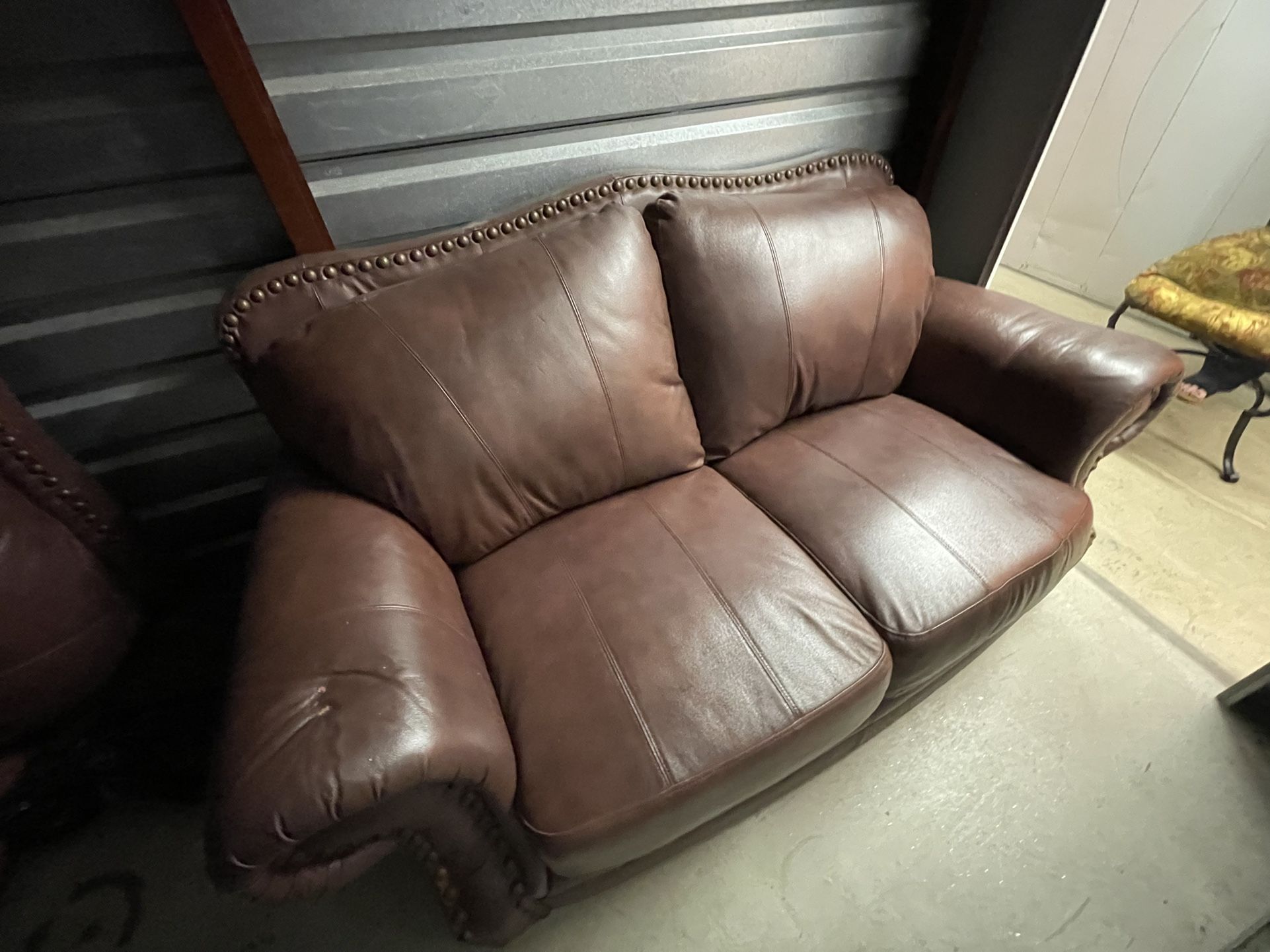 Red Leather Couch’s
