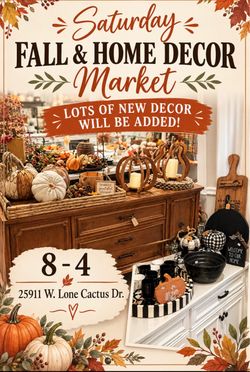 Saturday- Fall & Home Decor for sale