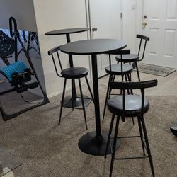 2 Tables and 4 chairs