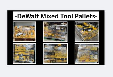 Dewalt Mixed Tool Pallets (Prices Vary)