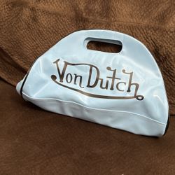 Vintage Early 2000’s  Vinyl Von Dutch Bowling Bag