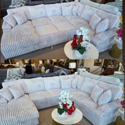 U-Shape Beige Sectional Sleeper New