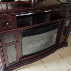 Electric Fireplace TV Stand/ Media Console/ Entertainment Center