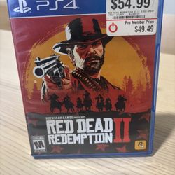 PS4 Red Dead Redemption 2