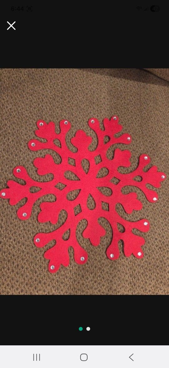 Snowflake Mat