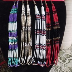 Hand Made Navajo Style Long Earrings