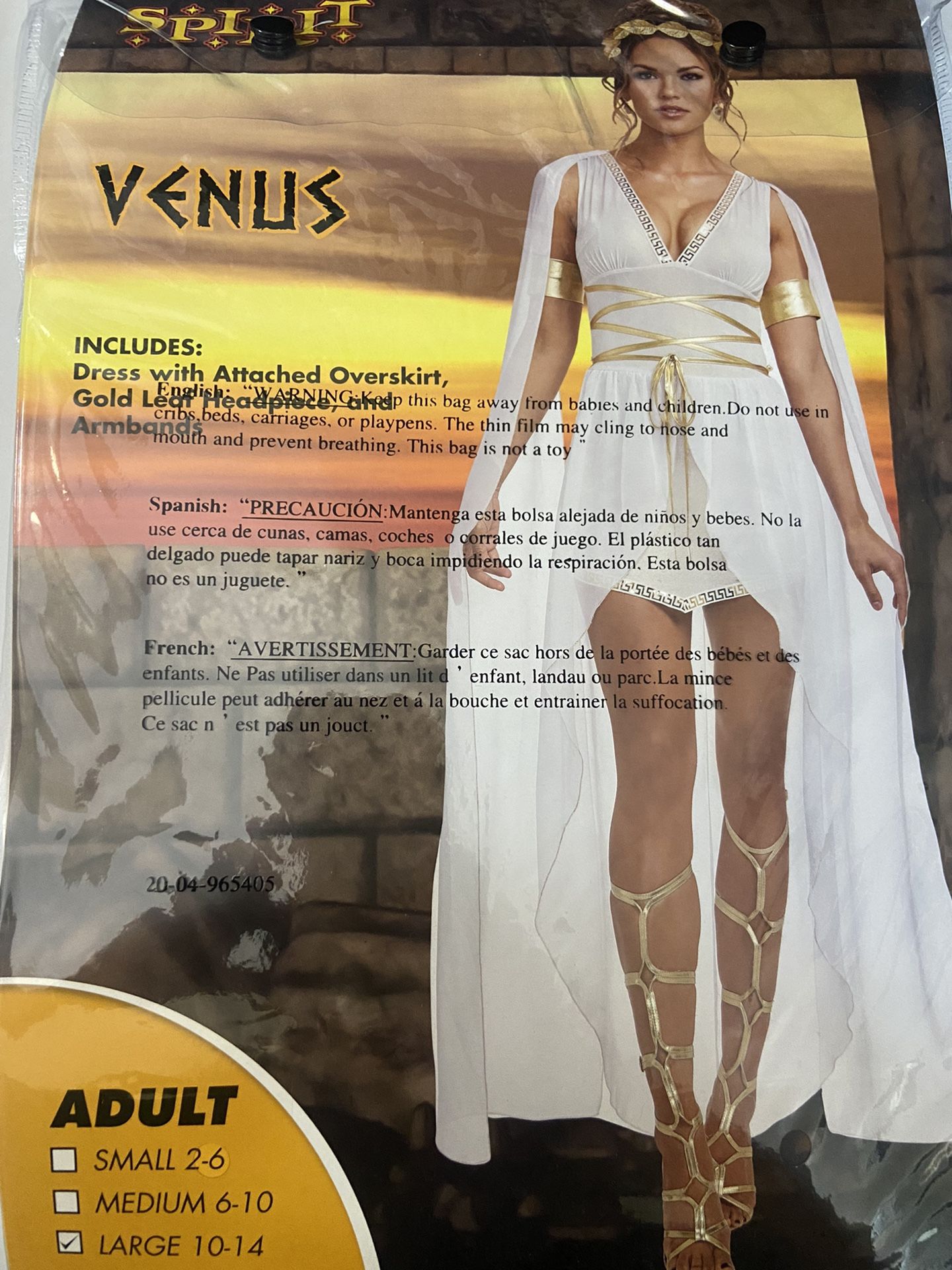 Adult Venus Goodness Costume 
